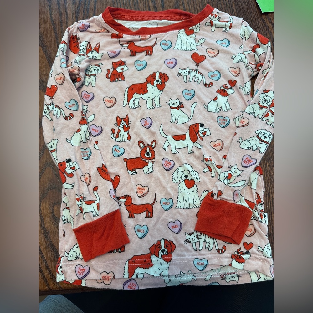 Little Sleepies Valentine Pajama Top
